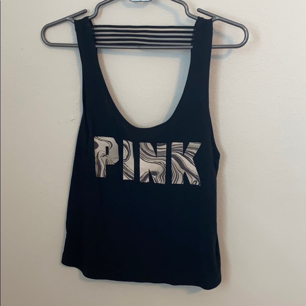 Pink workout tank